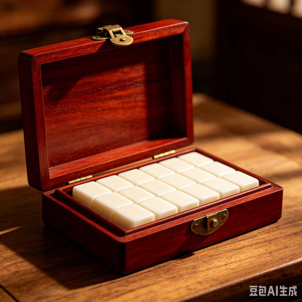 hand crafted mahjong set