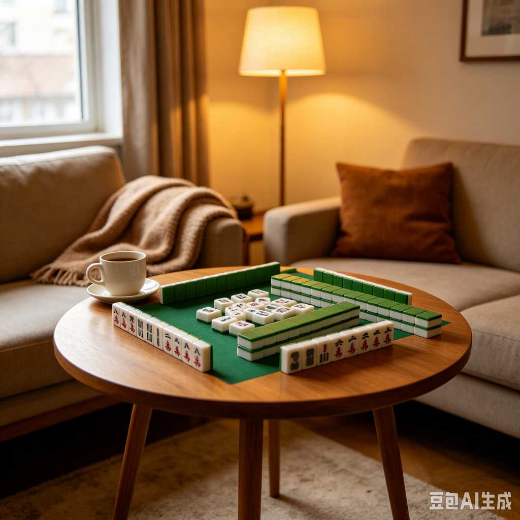 classic text mahjong set